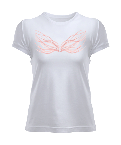 Tisho - Wings Beyaz Kadın Tişört