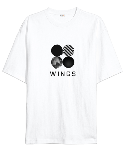 Tisho - Wings Oversize Unisex Tişört