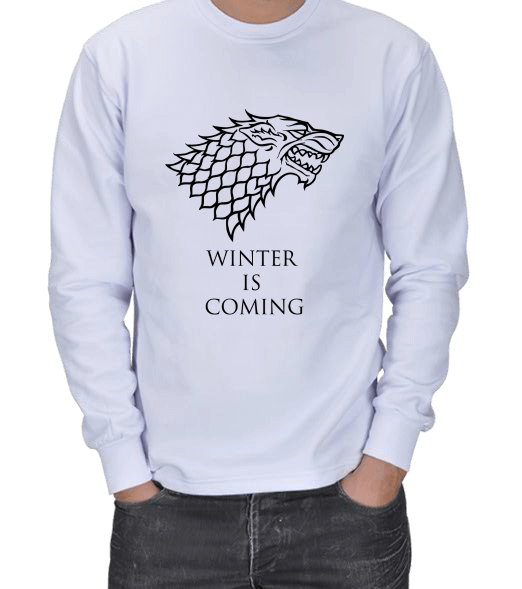 Tisho - Winter is coming ERKEK SWEATSHIRT