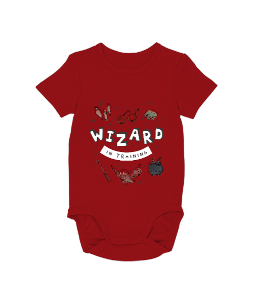 Tisho - Wizard in Training Kırmızı Bebek Zıbını