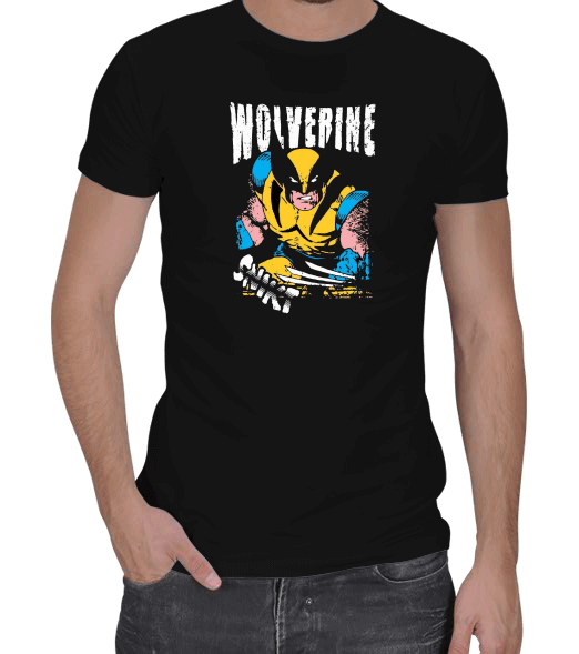 Tisho - Wolverine Erkek Regular Kesim Tişört