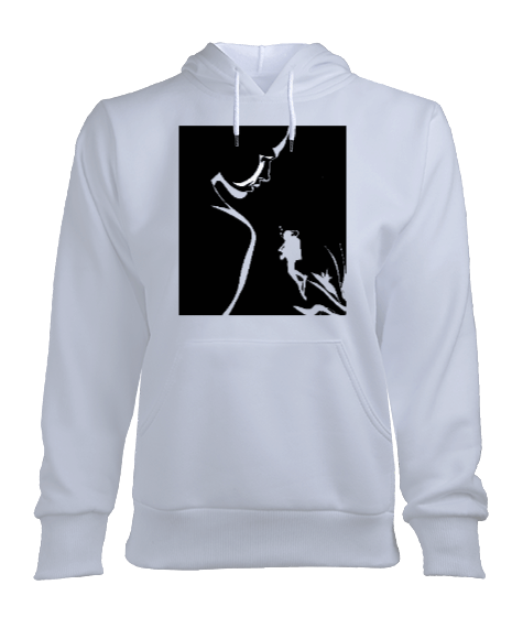 Tisho - Woman And Diver Sweatshirt Kadın Kapşonlu Hoodie Sweatshirt