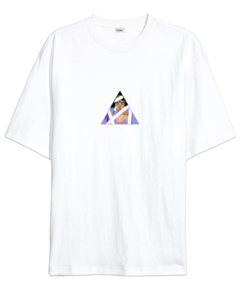 Tisho - Women7 Beyaz Oversize Unisex Tişört