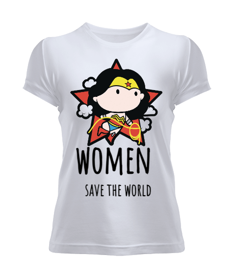 Tisho - Wonder Woman kadın tişört Kadın Tişört