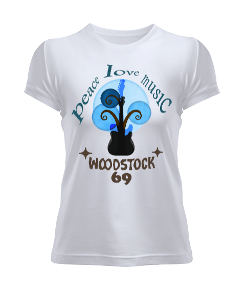 Tisho - WOODSTOCK Kadın Tişört