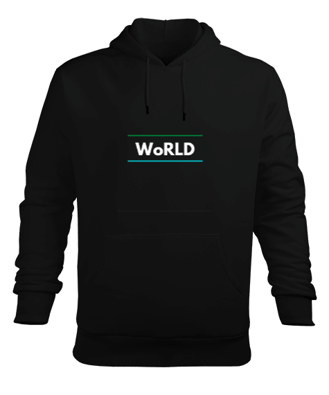 Tisho - WoRLD Erkek Kapüşonlu Hoodie Sweatshirt