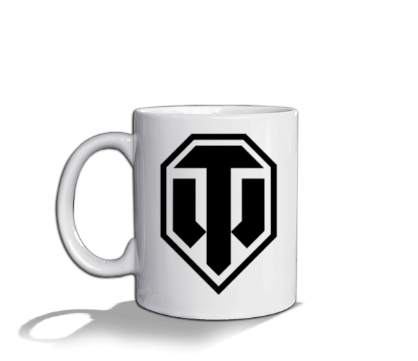 Tisho - World Of Tanks Logo Beyaz Kupa Bardak