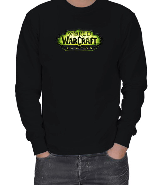 Tisho - World of Warcraft Legion ERKEK SWEATSHIRT