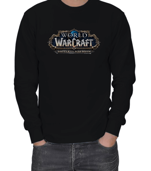 Tisho - WOW BATTLE FOR AZEROTH ERKEK SWEATSHIRT