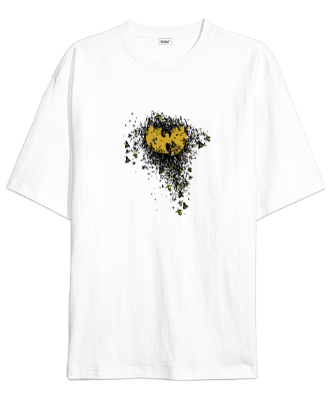 Tisho - Wu-Tang Killa Beez Beyaz Oversize Unisex Tişört