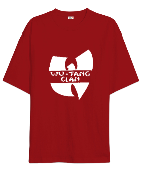 Tisho - Wu-Tang Old 00 Kırmızı Oversize Unisex Tişört