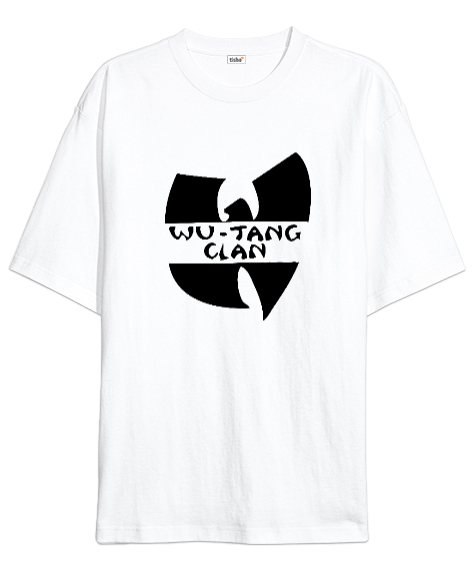 Tisho - Wu-Tang Old Beyaz Oversize Unisex Tişört