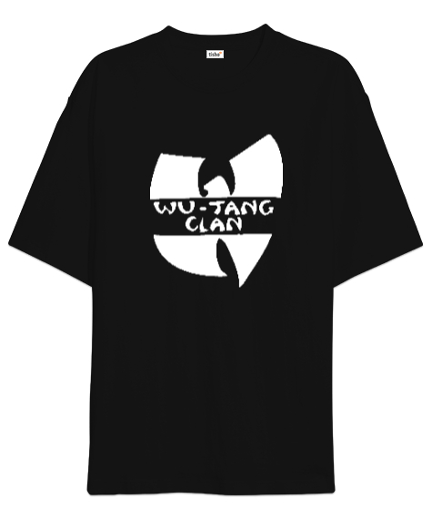Tisho - Wu-Tang Old White Siyah Oversize Unisex Tişört