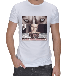 Tisho - Xenia Kurt Tasarım Erkek T Shirt Erkek Regular Kesim Tişört