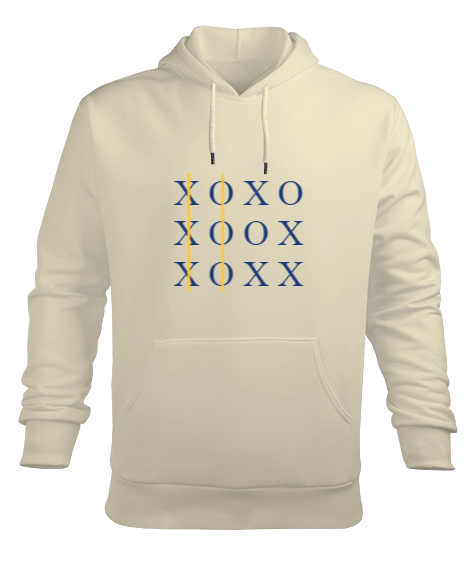 XOXO Erkek Kapüşonlu Hoodie Sweatshirt