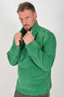 Yarım Fermuarlı Çimen Yeşili Polar Mont - Kışlık, Dayanıklı, Rahat - Unisex - Tisho