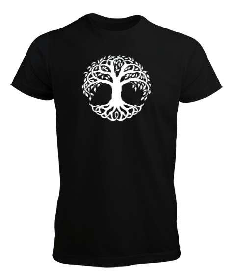 Tisho - Yaşam Ağacı Siyah Erkek Tişört