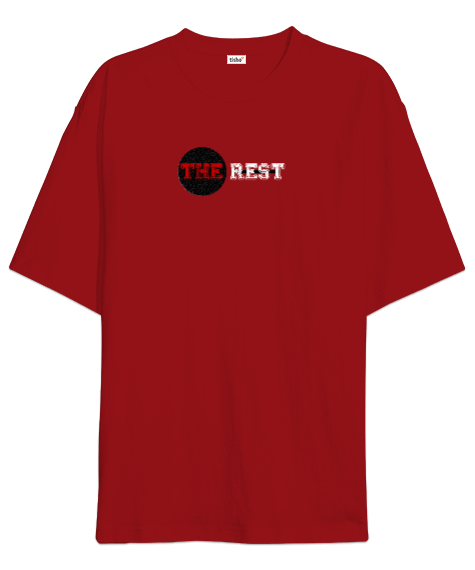 Tisho - Yazılı Oversize T-shirt - Unisex Giyim Oversize Unisex Tişört