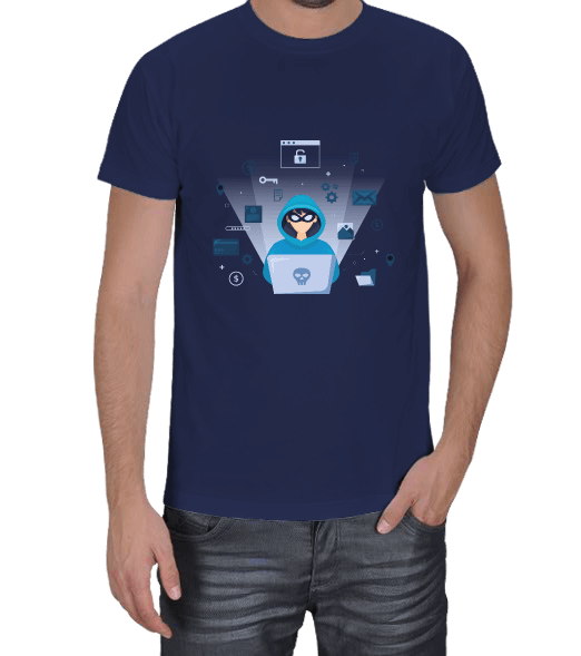 Tisho - Yazılımcı, Mühendis, Hacker HD Erkek Tişört