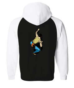 Yazlık uzun kollu Tişört Orjinal Reglan Hoodie Unisex Sweatshirt - Thumbnail