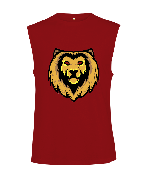 Tisho - Yeleli aslan fitness motivasyon Kesik Kol Unisex Tişört