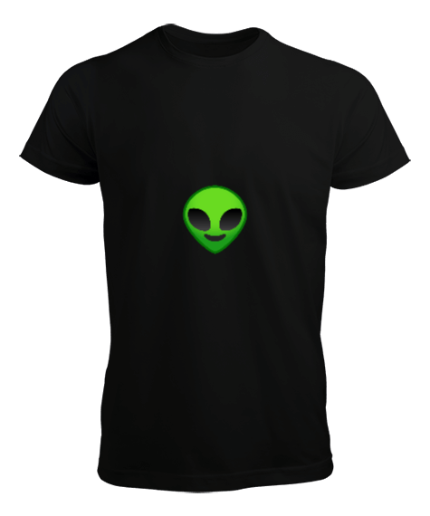 Tisho - Yeşil Uzaylı Tshirt Erkek Tişört