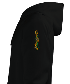 yılan sweatshirt Erkek Kapüşonlu Hoodie Sweatshirt - Thumbnail