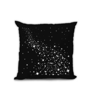 Yıldızlar Temalı Kare Yastık - Thumbnail