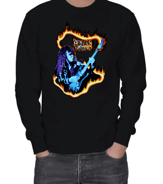 Tisho - Yngwie Malmsteen ERKEK SWEATSHIRT