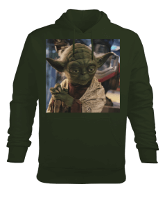 yoda hoodie Erkek Kapüşonlu Hoodie Sweatshirt