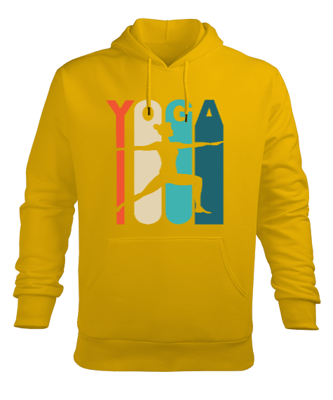 Tisho - YOGA - MEDİTASYON Savaşçı Erkek Kapüşonlu Hoodie Sweatshirt