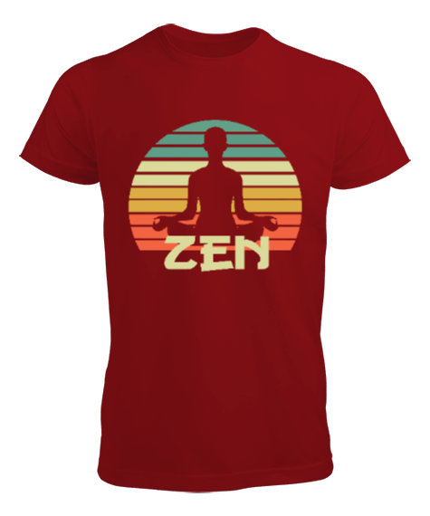 Tisho - YOGA - MEDİTASYON Zen Lotus Erkek Tişört