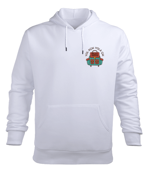 Tisho - yol açık yola çık Erkek Kapüşonlu Hoodie Sweatshirt