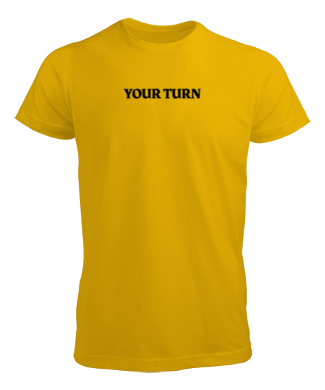 Tisho - Your Turn Sarı Erkek Tişört