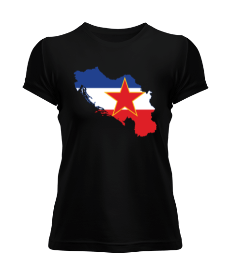 Tisho - Yugoslavya bayrağı Kadın Tişört