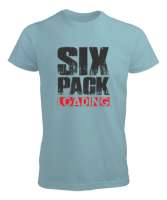 Yükleme - Six Pack Loading Su Yeşili Erkek Tişört - Tisho