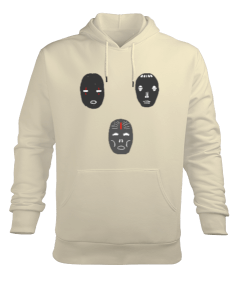 Yüzler Erkek Kapüşonlu Hoodie Sweatshirt - Tisho