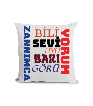 ZANNIMCA Kare Yastık - Tisho
