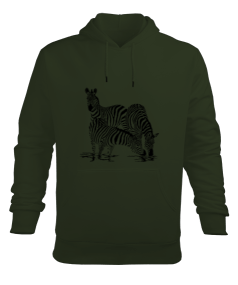 zebra sweatshirt Erkek Kapüşonlu Hoodie Sweatshirt - Tisho