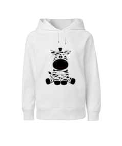 Zebralı Çocuk Unisex Hoodie Kapüşonlu - Tisho