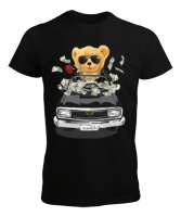 Zengin BEARİSMA Siyah Erkek Tişört - Tisho