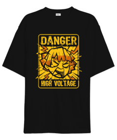 Zenitsu Agatsuma - Demon Slayer Oversize Unisex Tişört - Tisho