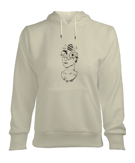 Tisho - ZİHİN Kadın Kapşonlu Hoodie Sweatshirt