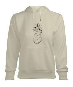 ZİHİN Kadın Kapşonlu Hoodie Sweatshirt - Tisho