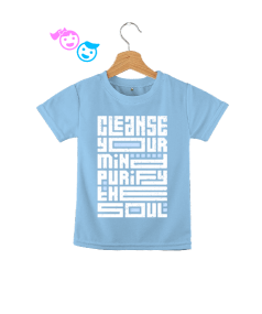 Zihnini temizle, ruhunu arındır. cleanse your mind, purify the soul onearttasarım Çocuk Unisex - Tisho