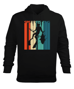 Zıpkın - Spearfishing Erkek Kapüşonlu Hoodie Sweatshirt - Tisho