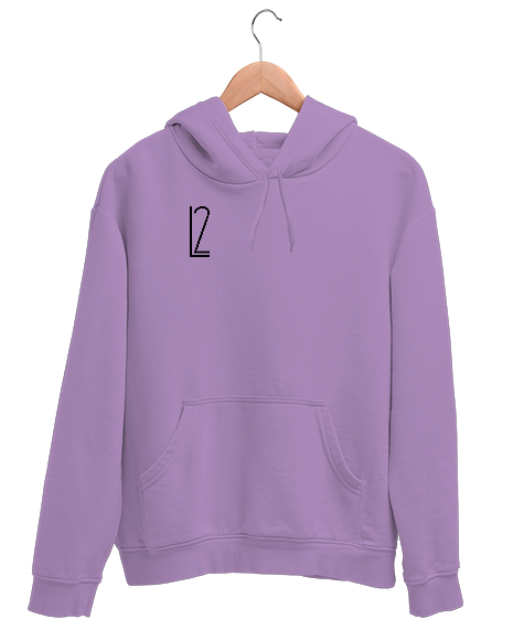 Tisho - Ziyan L2 Lila Unisex Kapşonlu Sweatshirt