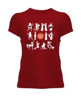 Zodiac Ancient Greece - Antik Yunan Burçlar Kırmızı Kadın Tişört - Tisho