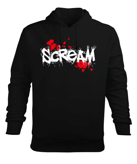 zombi çığlık Erkek Kapüşonlu Hoodie Sweatshirt - Tisho