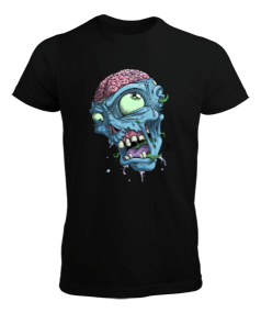 Zombi Tasarım Baskılı Erkek Tişört - Tisho